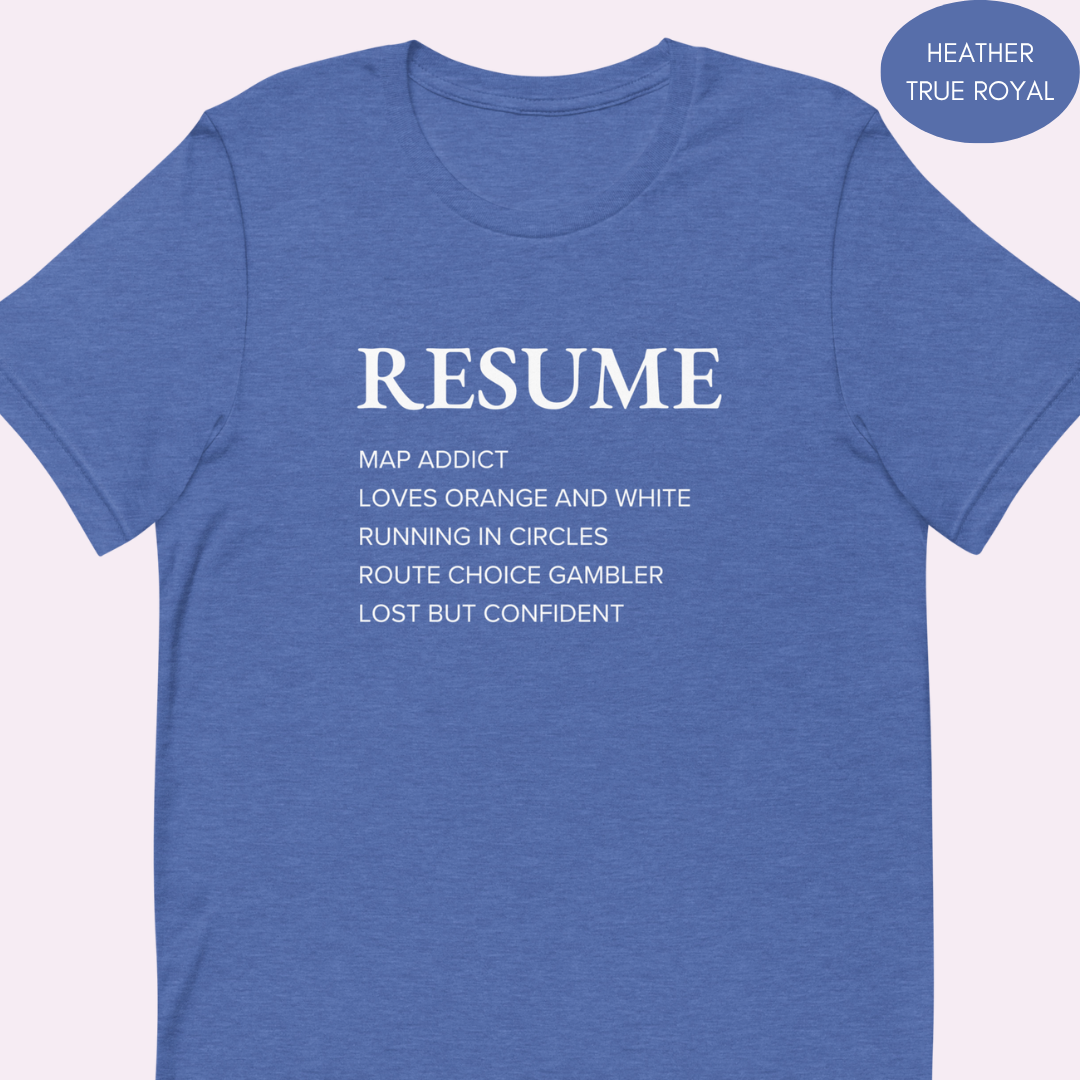 Orienteering Resume T-shirt