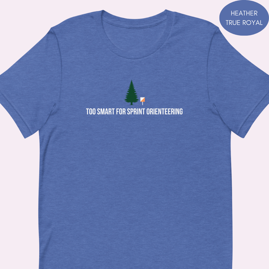 Too Smart for Sprint Orienteering T-shirt