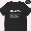 Orienteering Resume T-shirt
