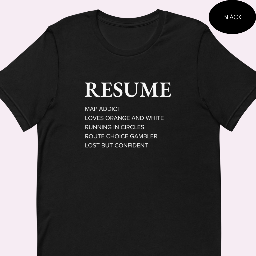 Orienteering Resume T-shirt