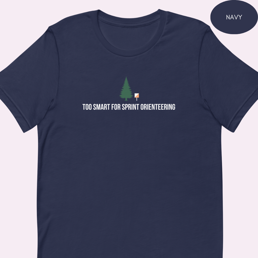 Too Smart for Sprint Orienteering T-shirt