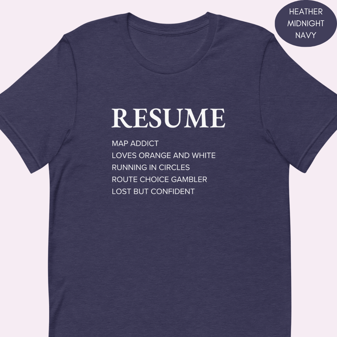 Orienteering Resume T-shirt