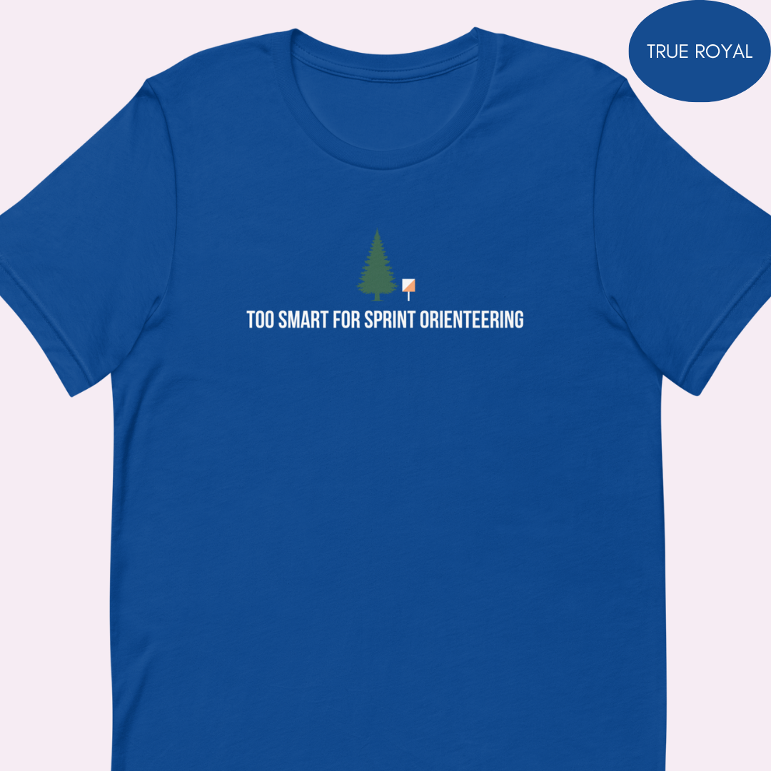 Too Smart for Sprint Orienteering T-shirt