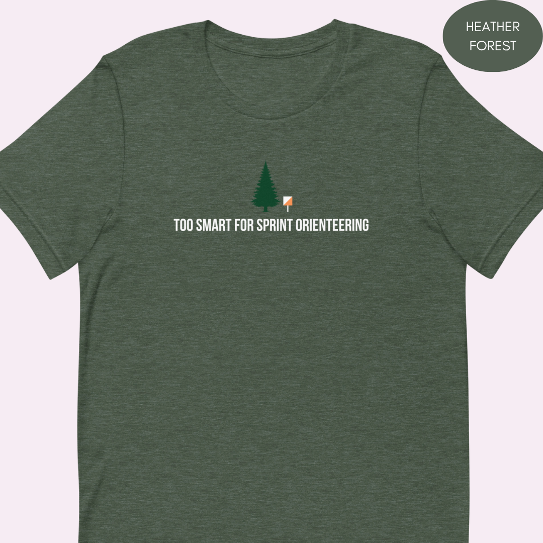 Too Smart for Sprint Orienteering T-shirt