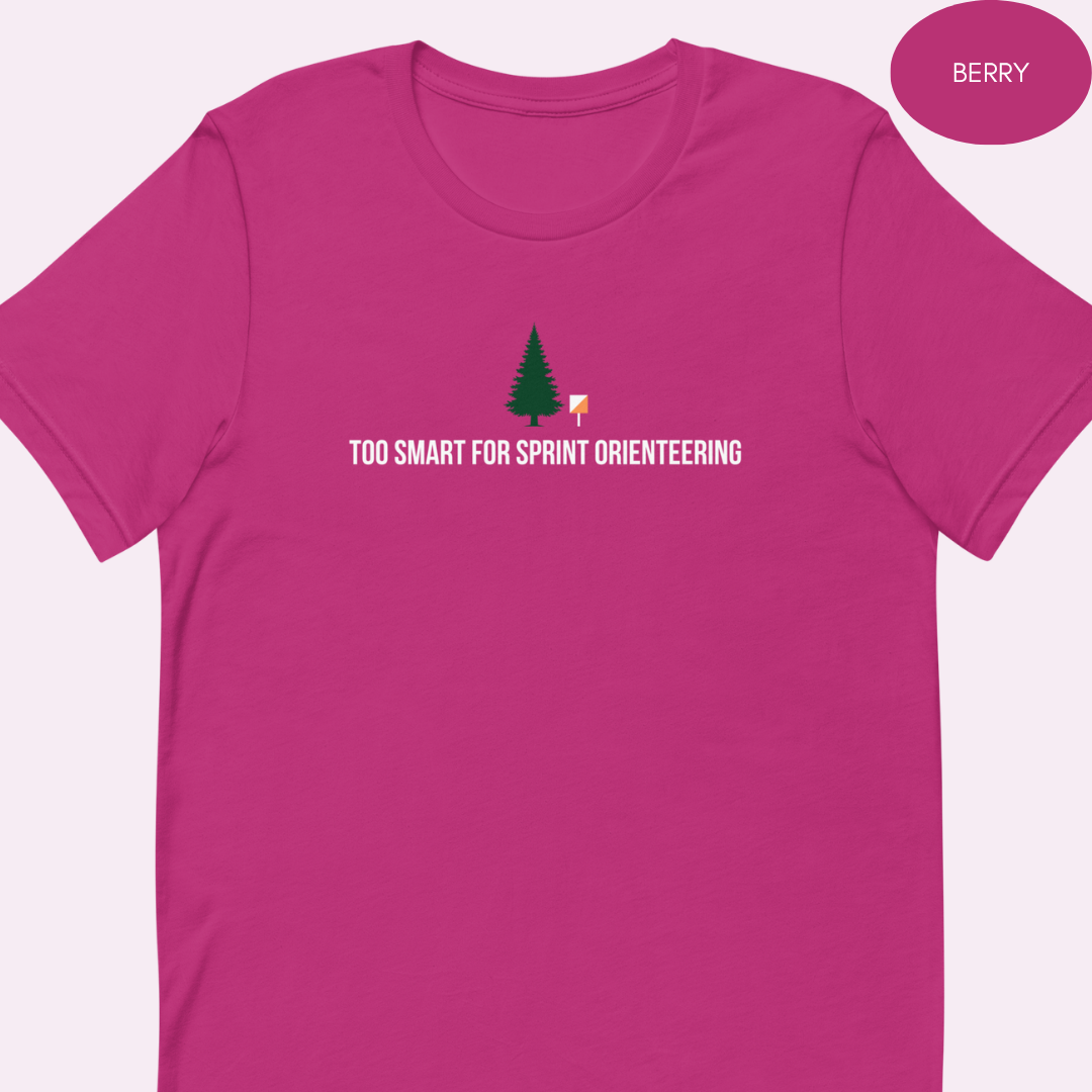 Too Smart for Sprint Orienteering T-shirt