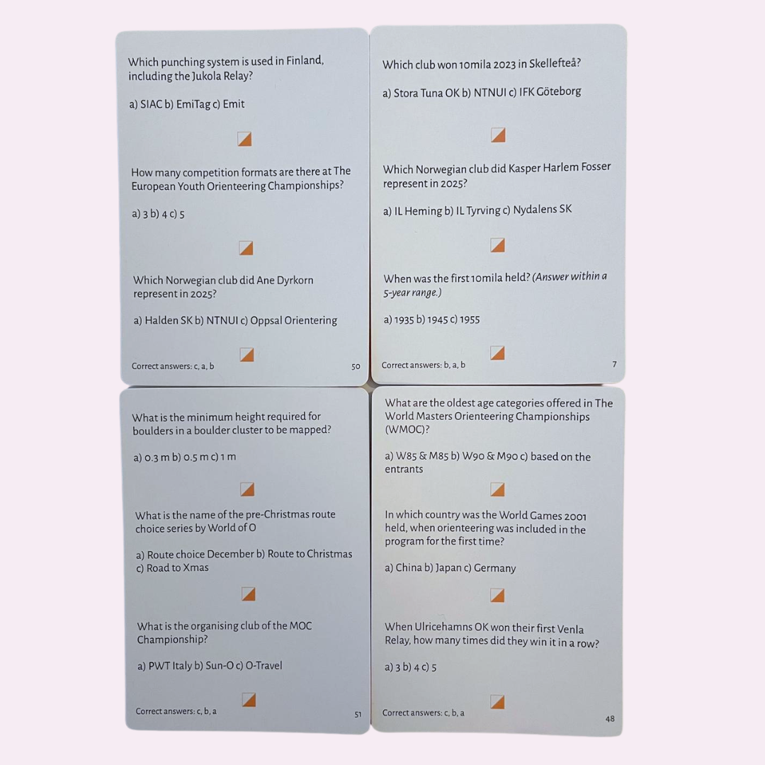The Orienteering Quiz