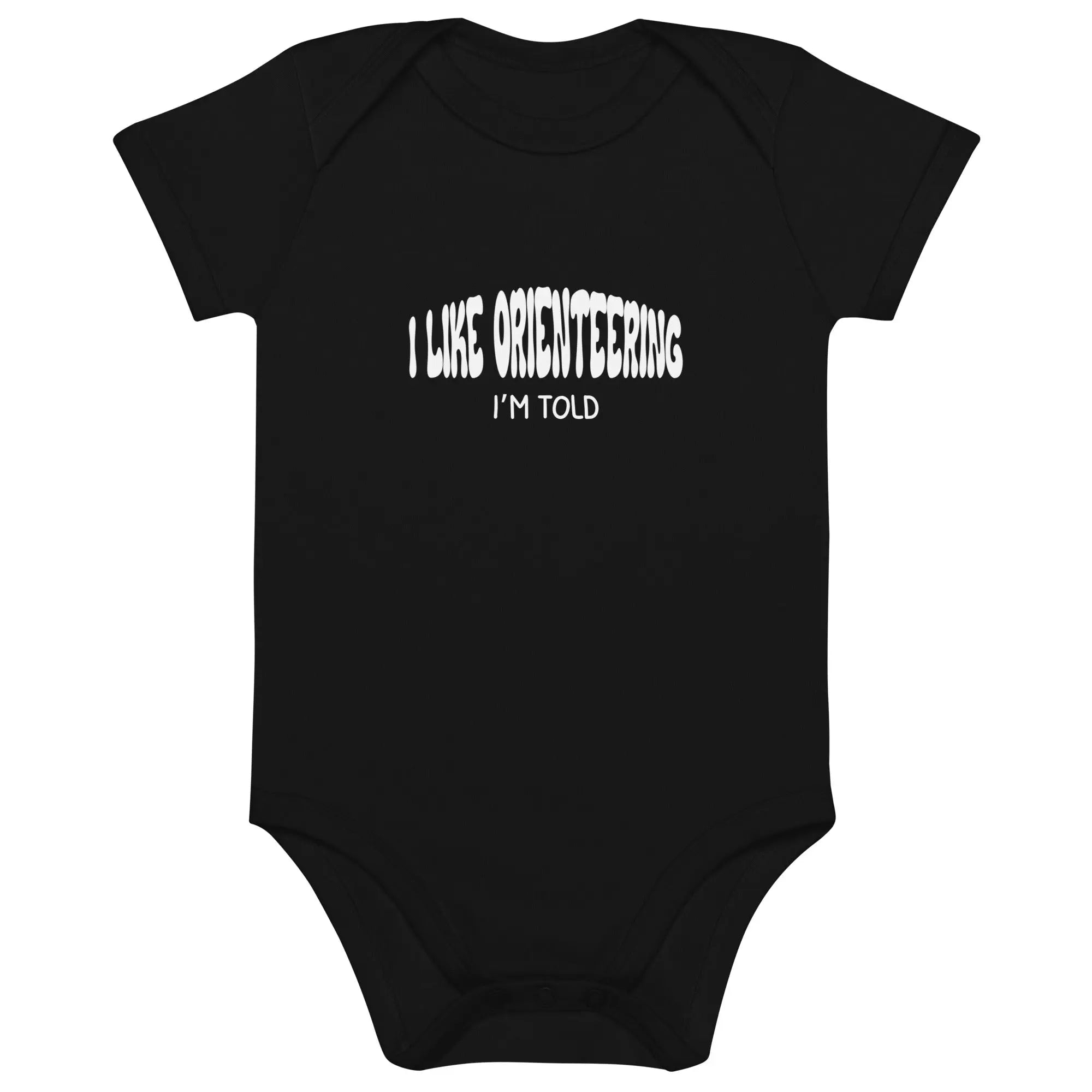 I Like Orienteering I’m Told Baby Bodysuit 