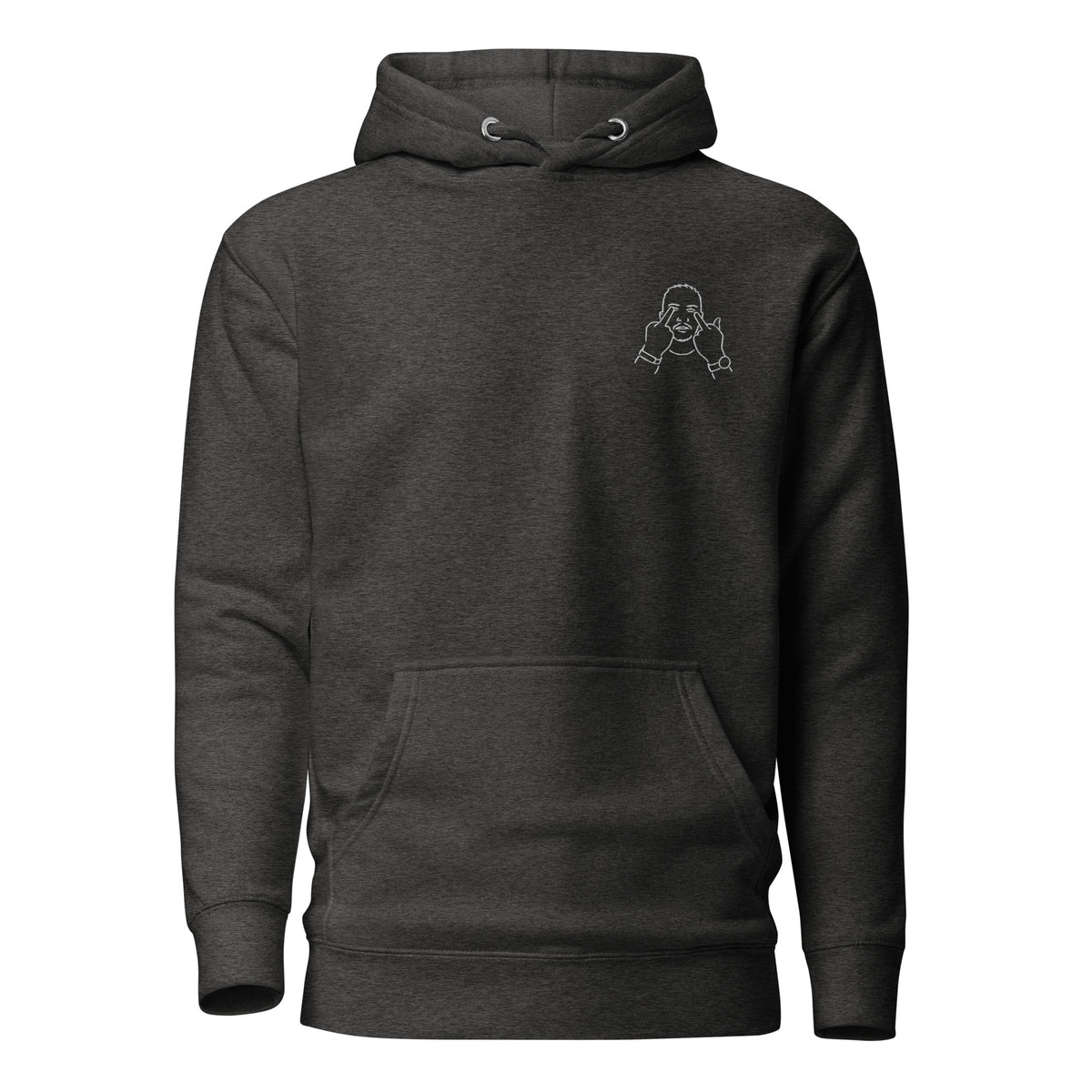 Product mockup charcoal heather