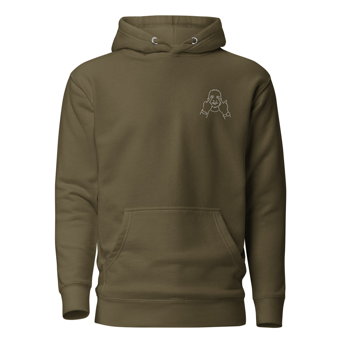 Product mockup military green