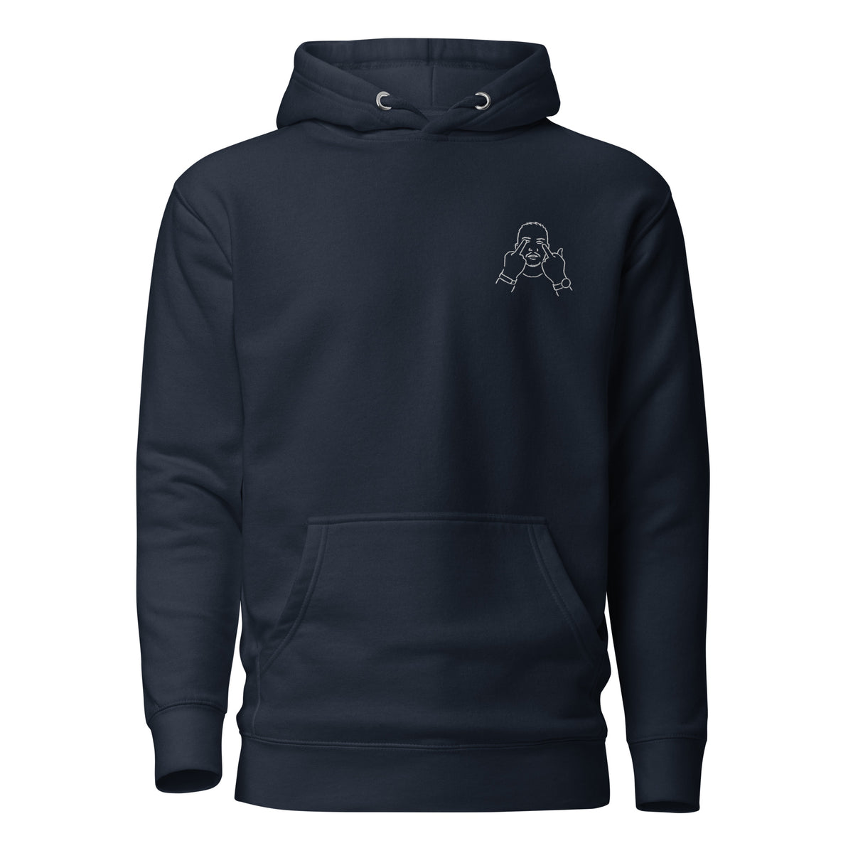 Product mockup navy blazer
