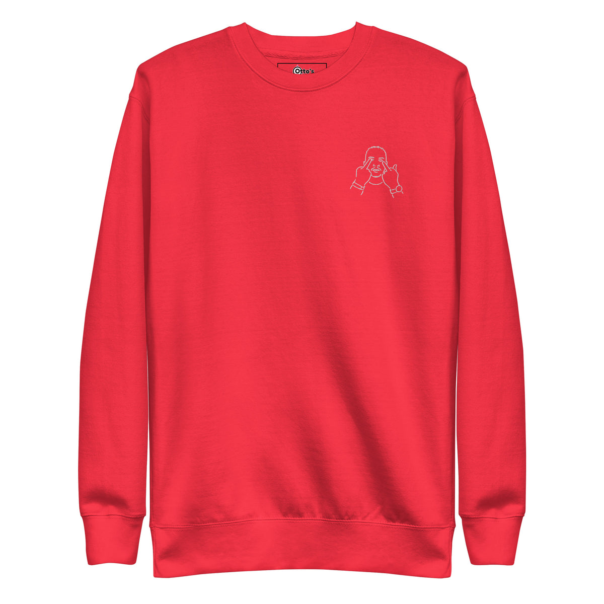 Product mockup team red