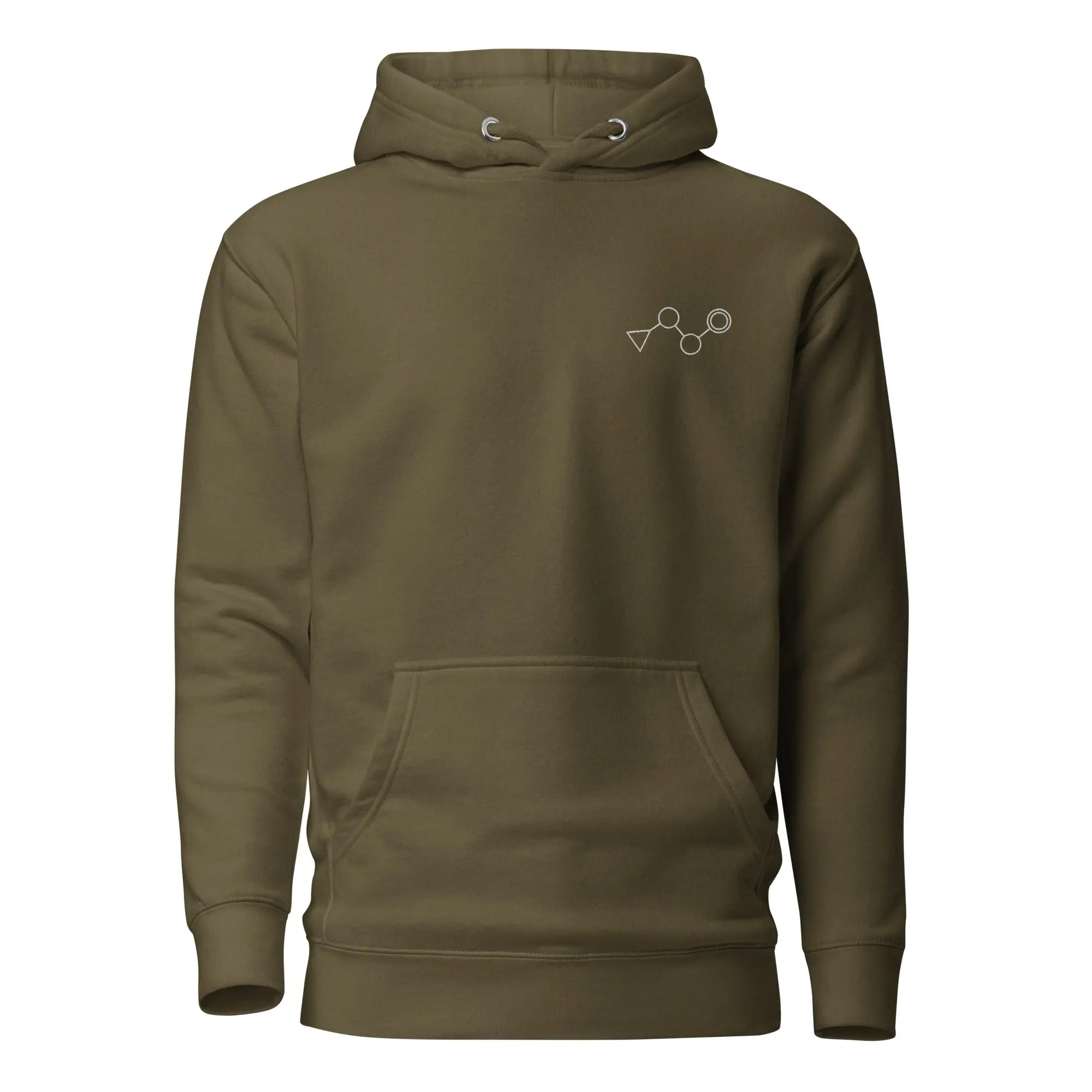 Orienteering Course Embroidered Hoodie 