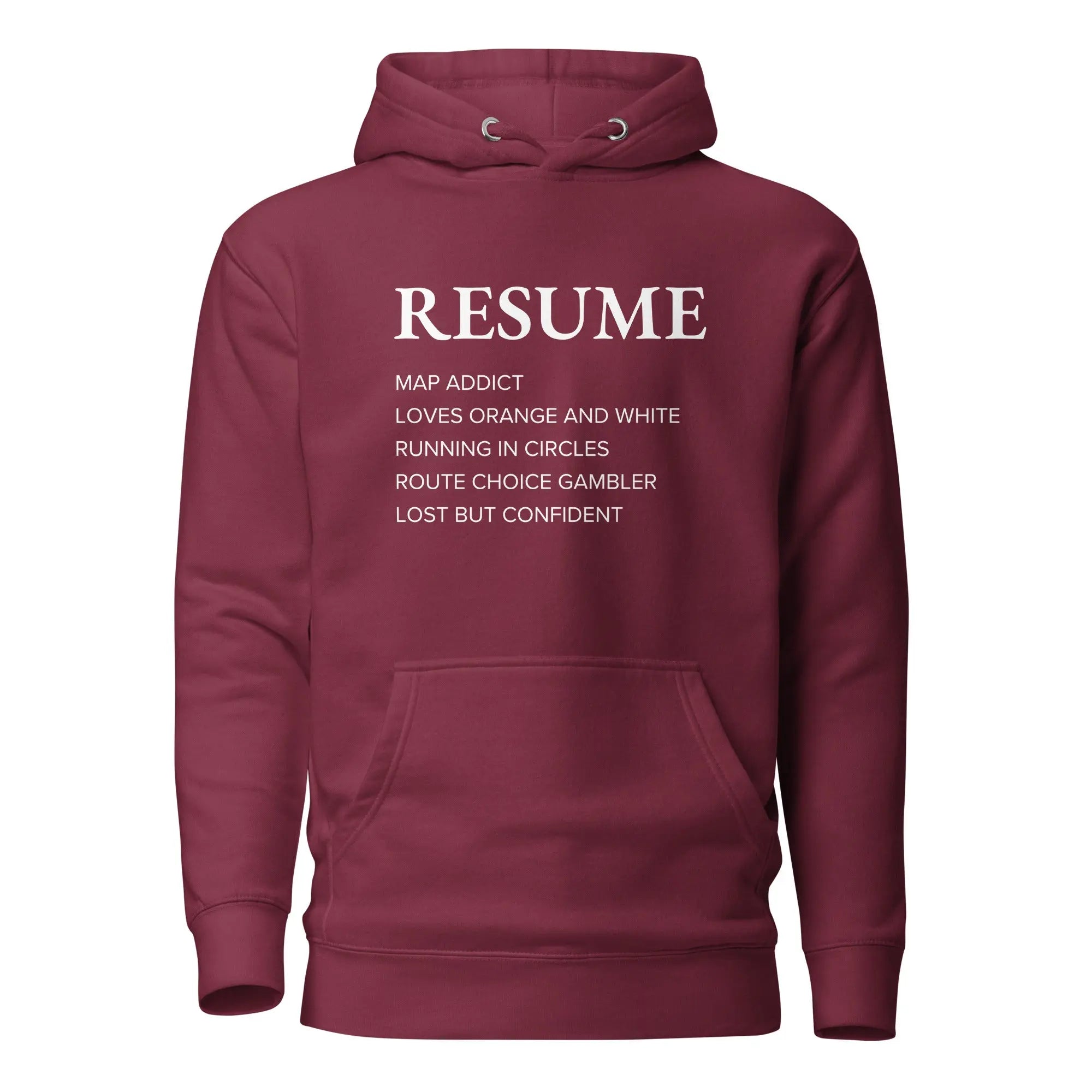 Orienteering Resume Hoodie 