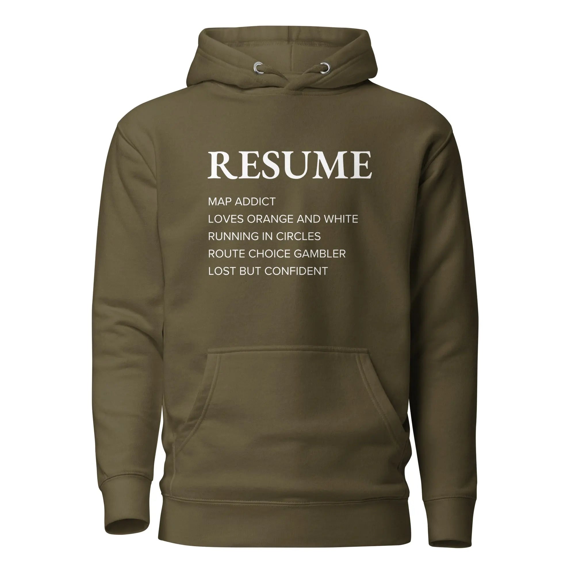 Orienteering Resume Hoodie 