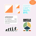 Orienteering Sticker Pack 