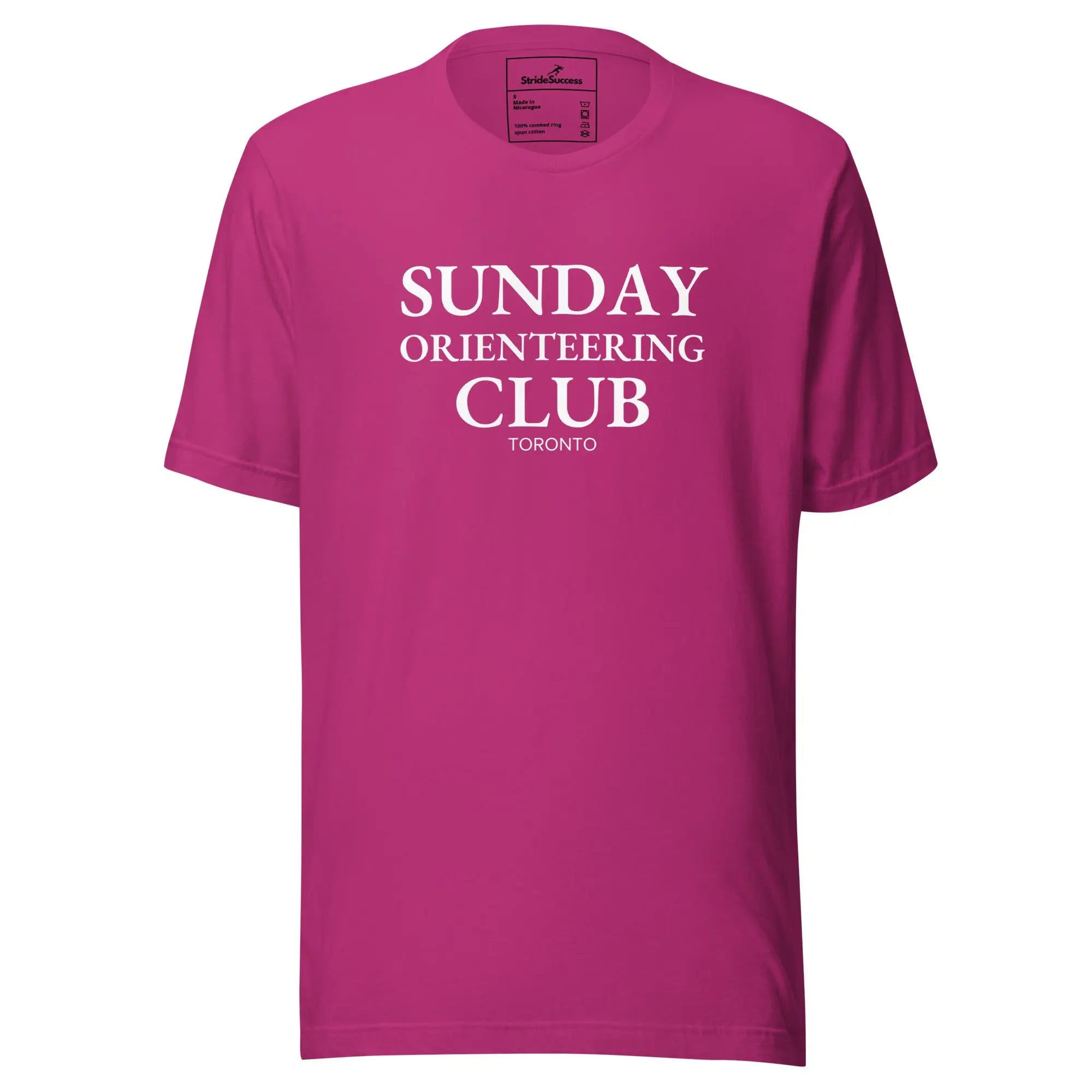 Custom City Sunday Orienteering Club T-Shirt 