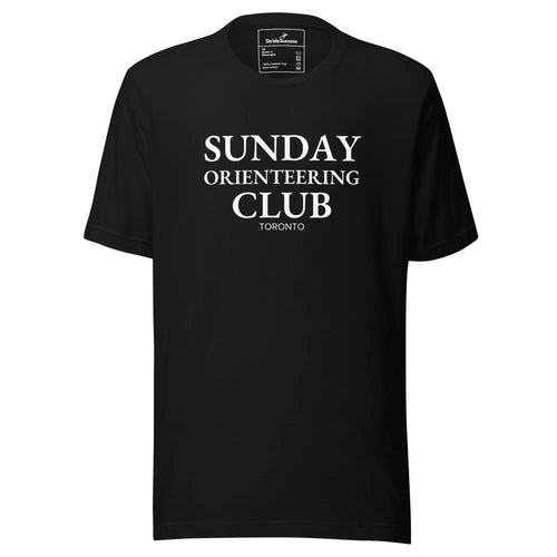 Custom City Sunday Orienteering Club T-Shirt 