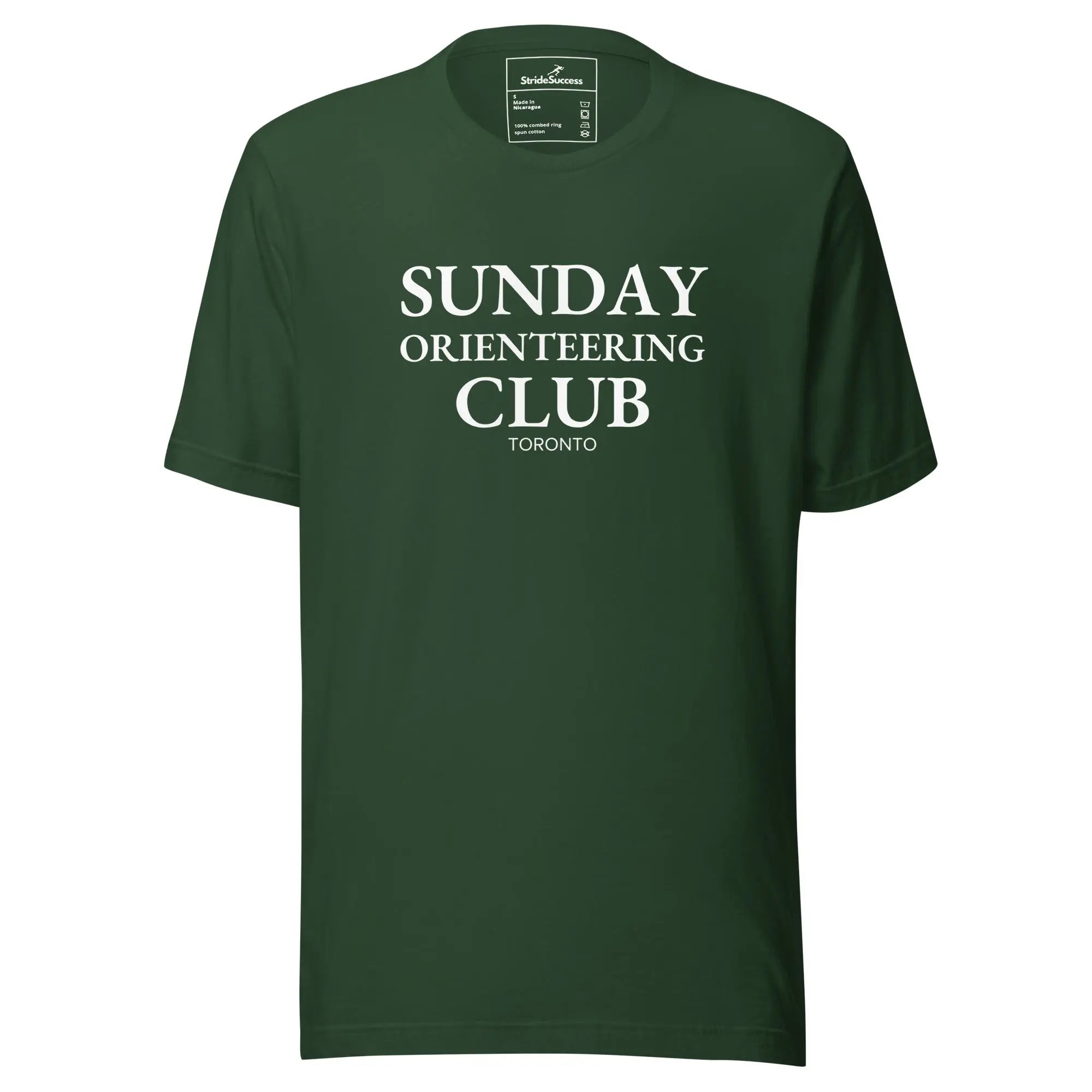 Custom City Sunday Orienteering Club T-Shirt 