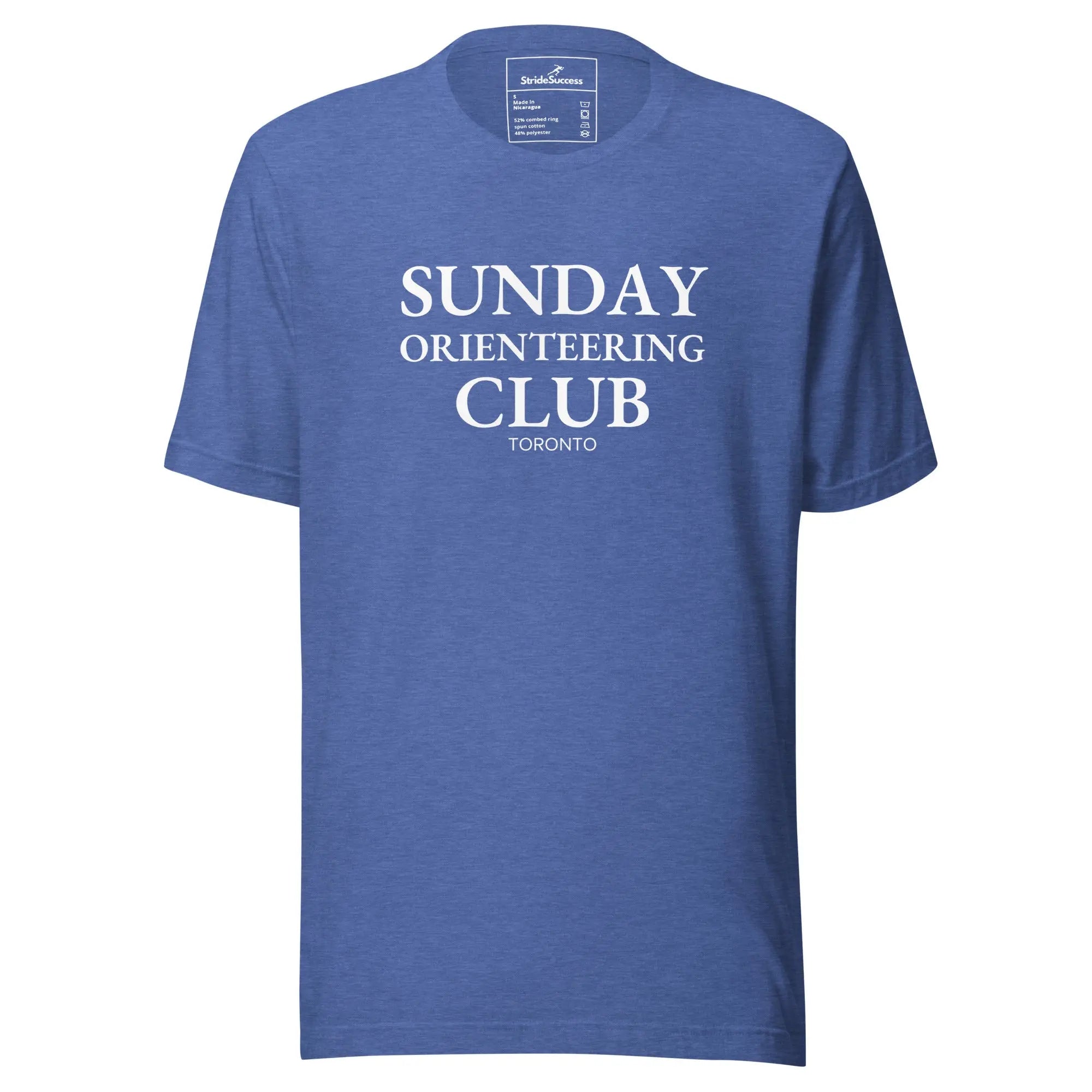 Custom City Sunday Orienteering Club T-Shirt 