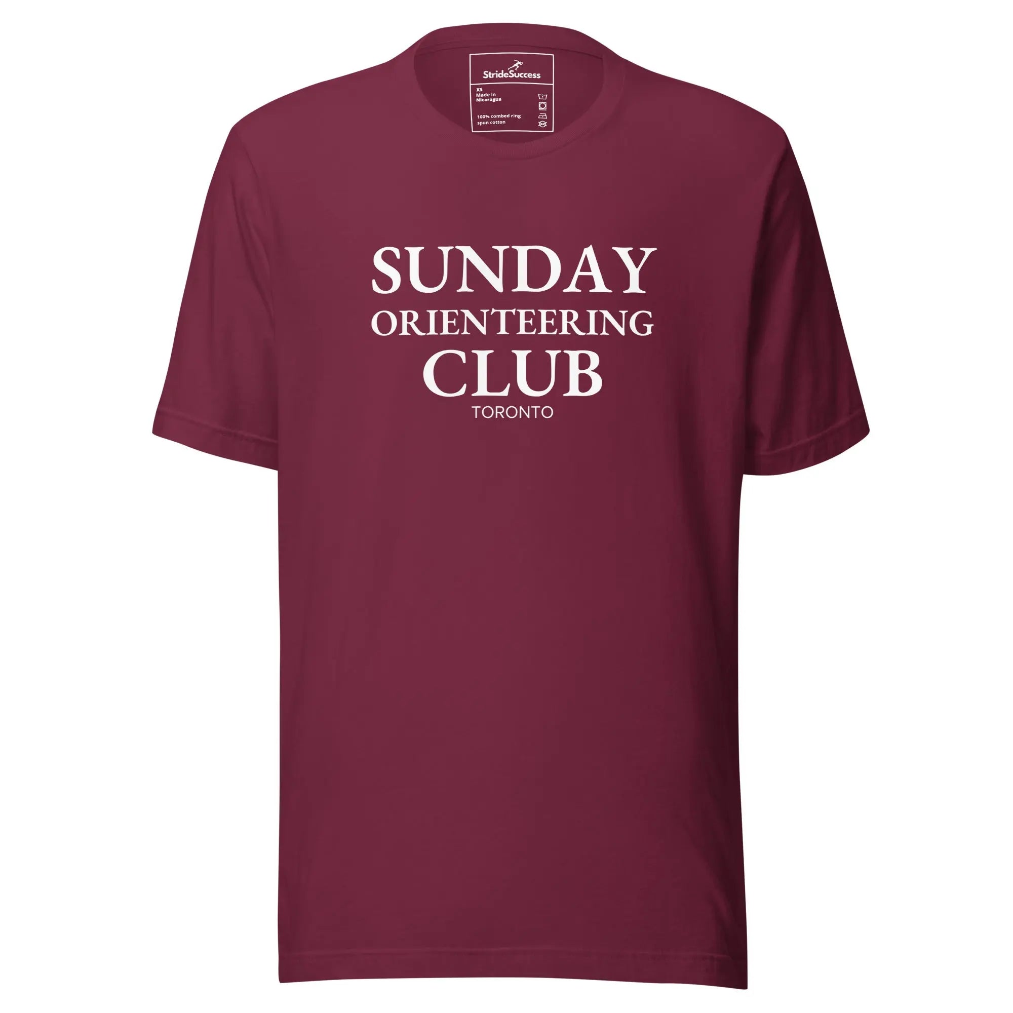Custom City Sunday Orienteering Club T-Shirt 